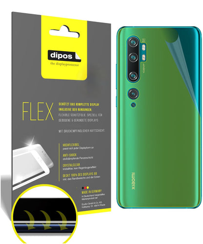 2x Screen Protector for Xiaomi Mi Note 10 Lite back Protective Film covers 100%