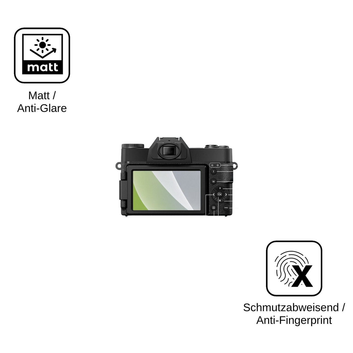 4x Screen Protector for Camtryzine WD02-R10 Protection Anti Glare dipos