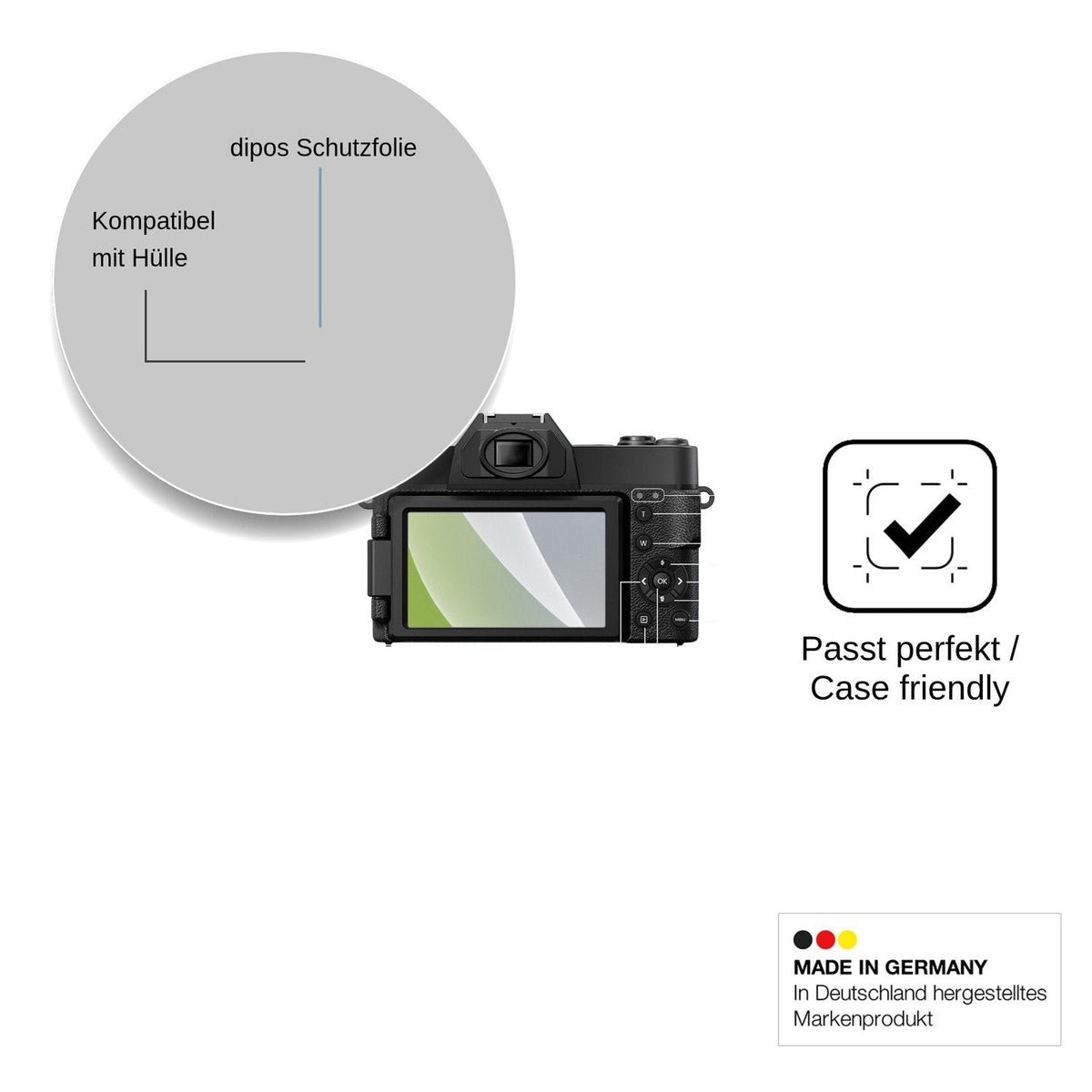 4x Screen Protector for Camtryzine WD02-R10 Protection Anti Glare dipos