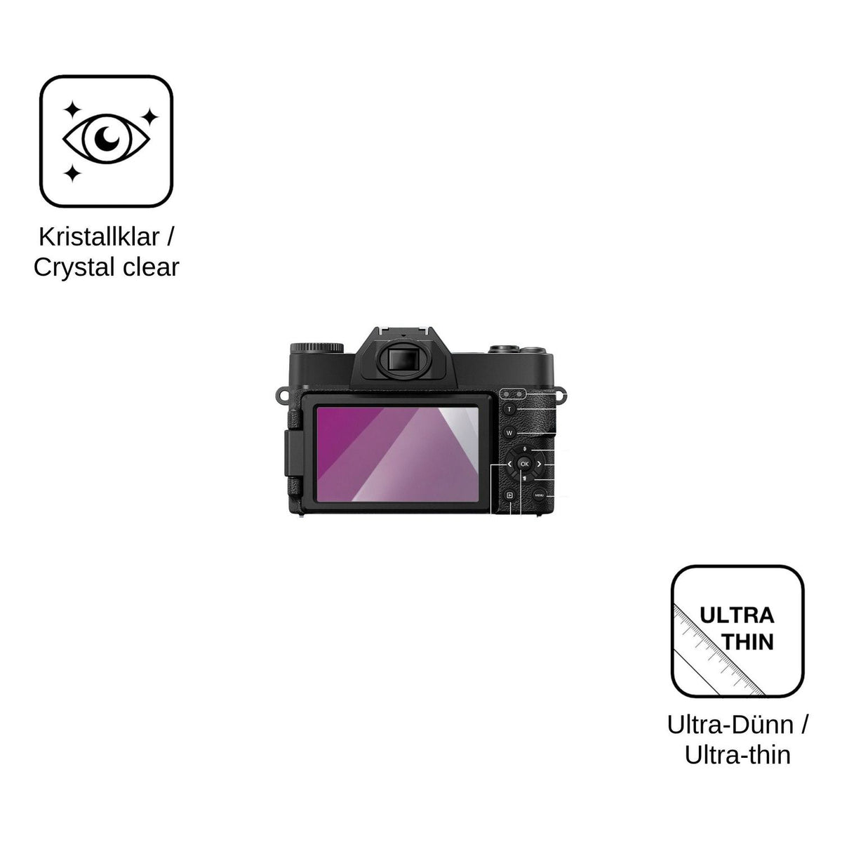 4x Screen Protector for Camtryzine WD02-R10 Protection Crystal Clear dipos