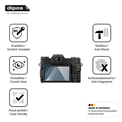 2x Screen Protector for Camtryzine WD02-R10 Flexible Glass 9H dipos