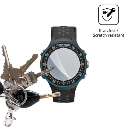 dipos Displayschutz für Canmore TW-410, mattierte Oberfläche, robuste Festigkeit und perfekte Passform