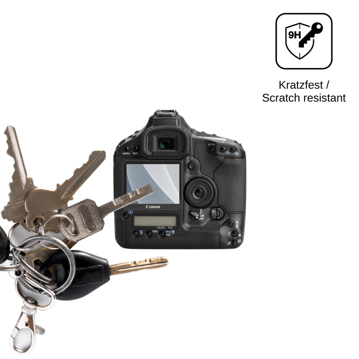 2x Screen Protector for Canon EOS 1D 1Ds 1Dn matte Flexible Glass 9H dipos