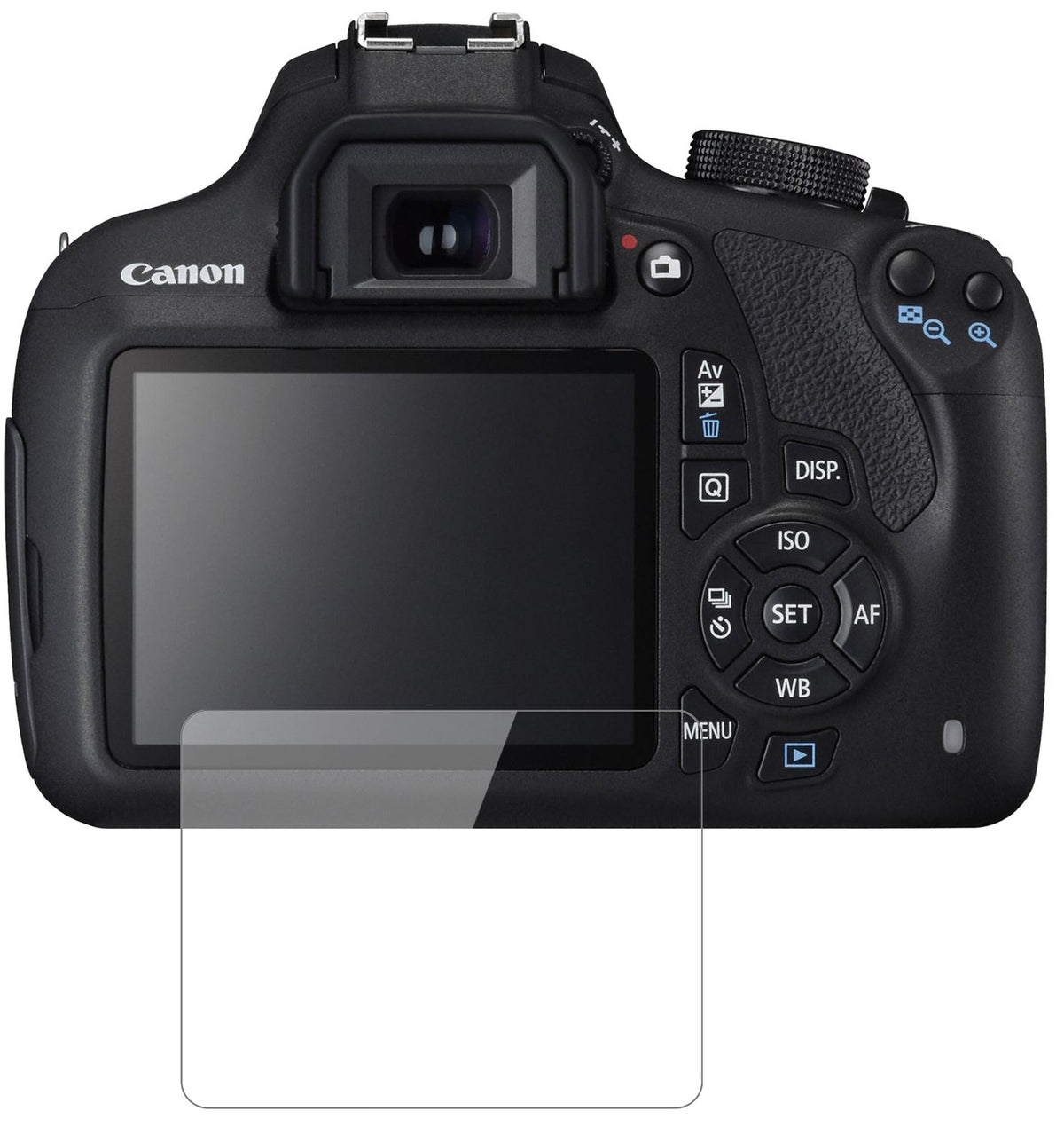 9H Clear Screen Protector for Canon EOS 1200D – Shatterproof, Crystal Clear | dipos