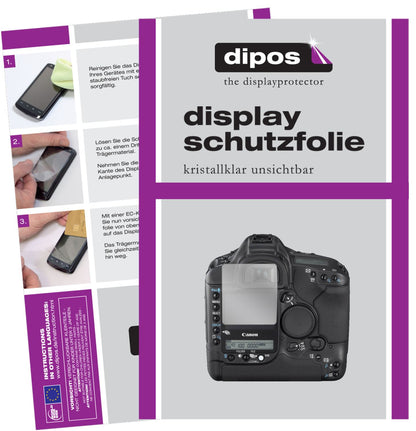 2x Screen Protector for Canon Eos 1DS Mark III Protection Crystal Clear dipos