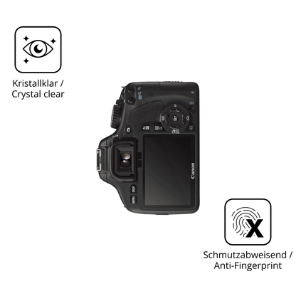 Flexible TPU-Folie passend zugeschnitten für Canon EOS 550D, vollständige Abdeckung
