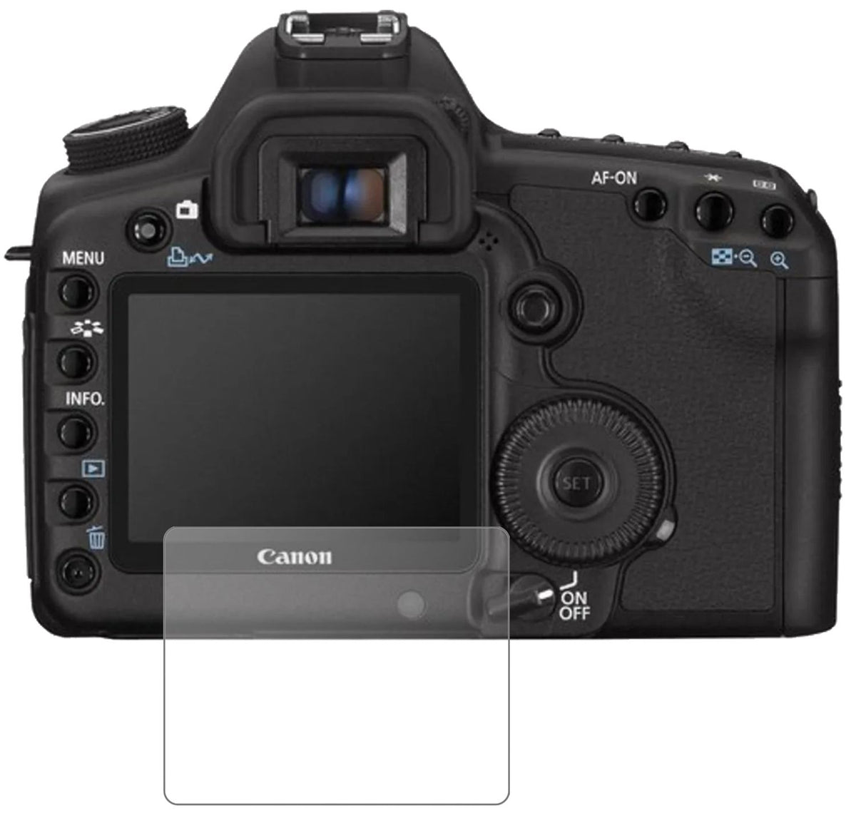 2x 9H Matte Screen Protector for Canon Eos 5D Mark II – Anti-Glare, Shatterproof | dipos