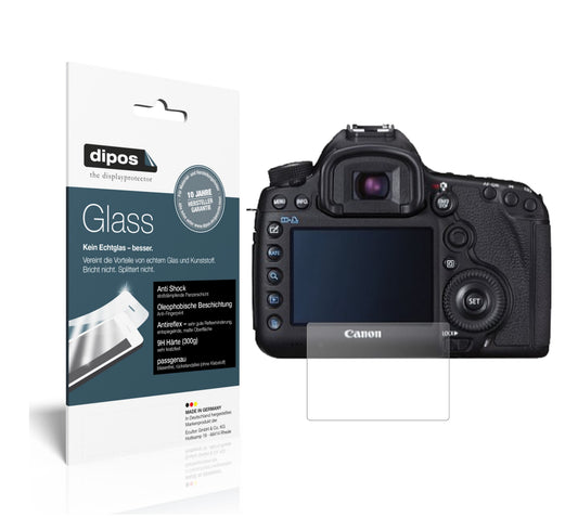 Matte Displayschutzfolie von dipos passend für Canon EOS 5D Mark III, 9H kratzfest und blasenfrei montiert