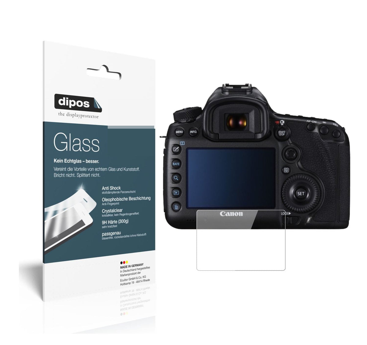Screen Protector for Canon EOS 5DS R Flexible Glass 9H dipos