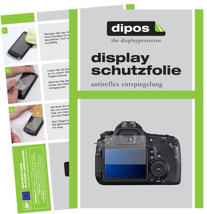 2x Screen Protector for Canon EOS 60D Protection Anti Glare dipos