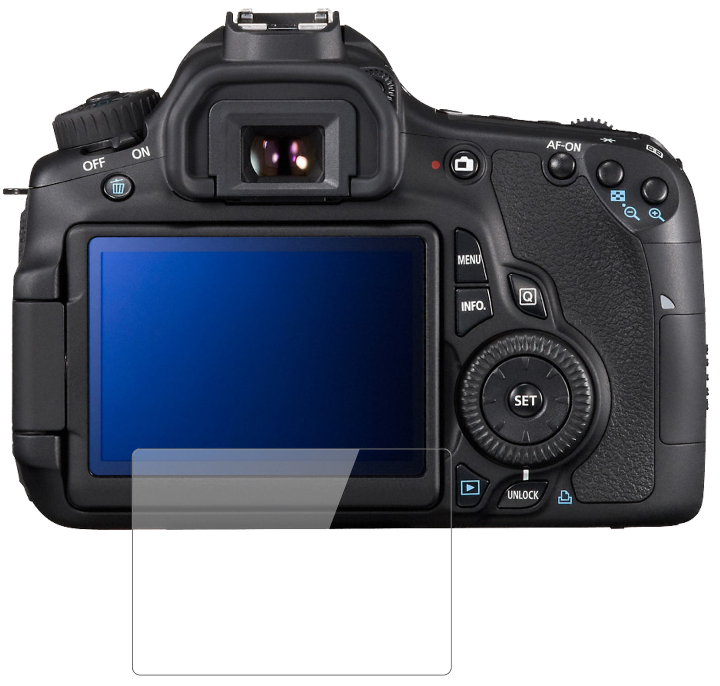 2x 9H Schutzfolie für Canon EOS 60Da Panzerfolie