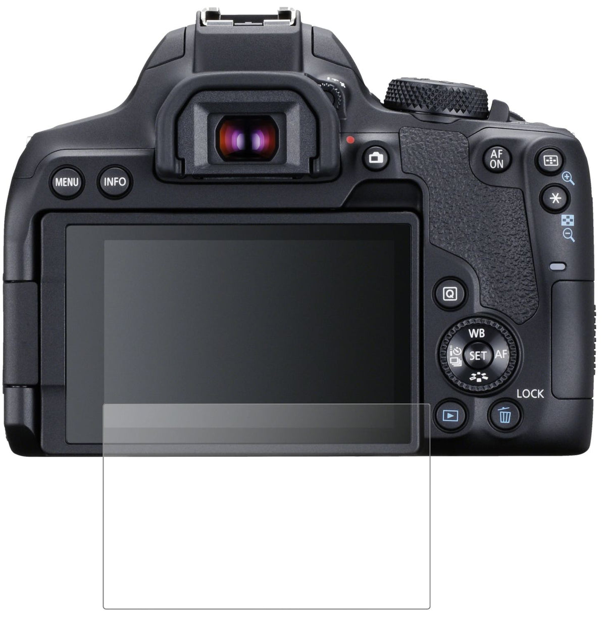 9H Matte Screen Protector for Canon EOS 850D – Anti-Glare, Shatterproof | dipos