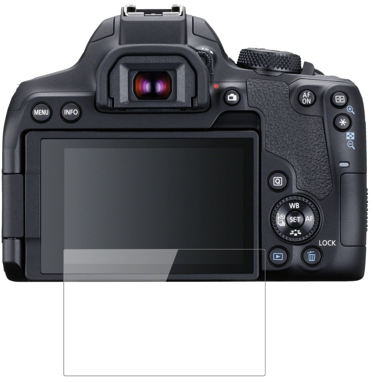 2x Screen Protector for Canon EOS 850D Flexible Glass 9H dipos