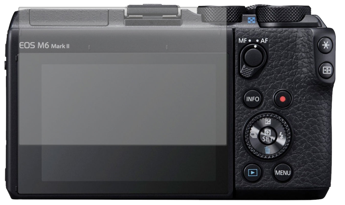 6x Schutzfolie matt für Canon EOS M6 Mark II Display-Schutzfolie