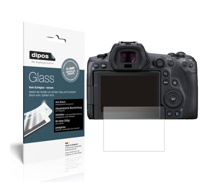 Matte Displayschutzfolie von dipos passend für Canon EOS R5 C, 9H kratzfest und blasenfrei montiert