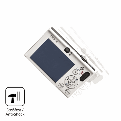 Schutz gegen Kratzer auf dem Canon IXUS 80 IS Glas durch Schlüssel, Stöße gegen die Tischkante oder Stürze