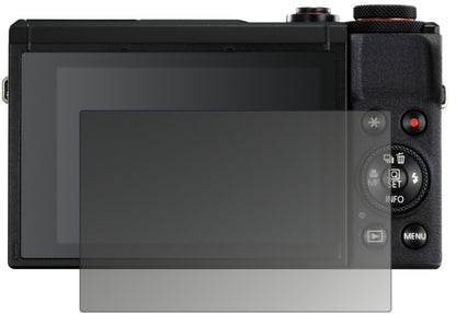 Blickschutzfolie von dipos passend für Canon PowerShot G7X Mark III, präziser Zuschnitt und blasenfrei montiert