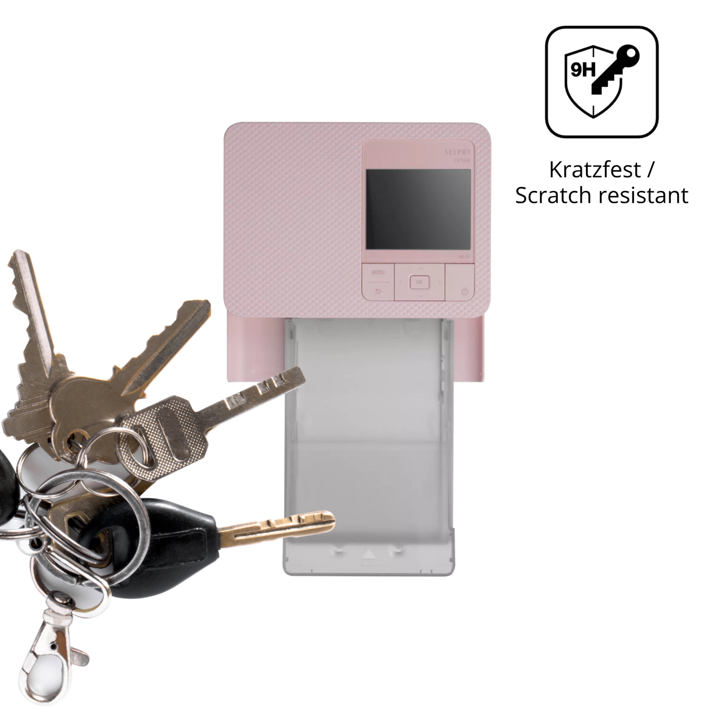 dipos Displayschutz für Canon Selphy CP1500 Mini, mattierte Oberfläche, robuste Festigkeit und perfekte Passform