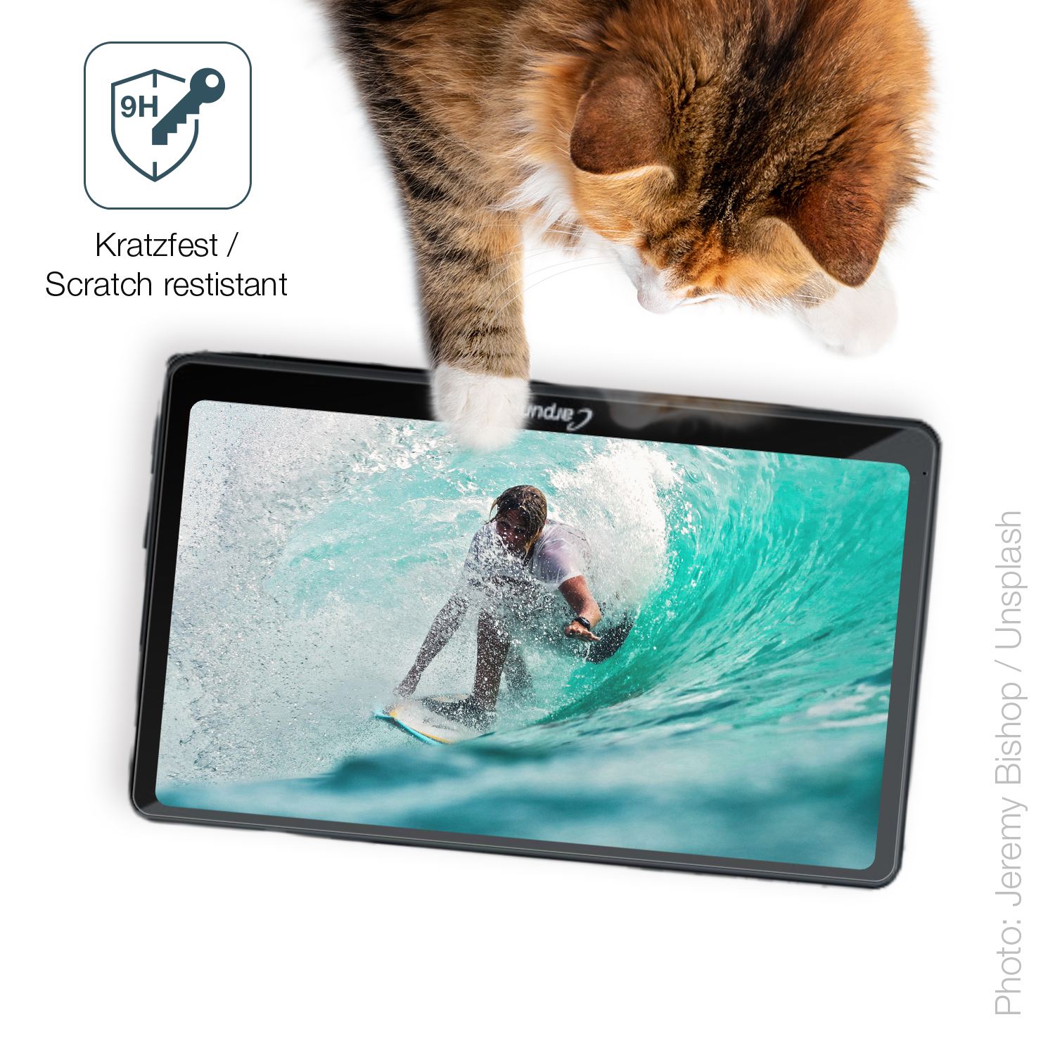 dipos Displayschutz für Carpuride YT101S, mattierte Oberfläche, robuste Festigkeit und perfekte Passform