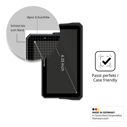 Besonders flexibler Displayschutz mit Anti-Shock-Schicht im Materialmix