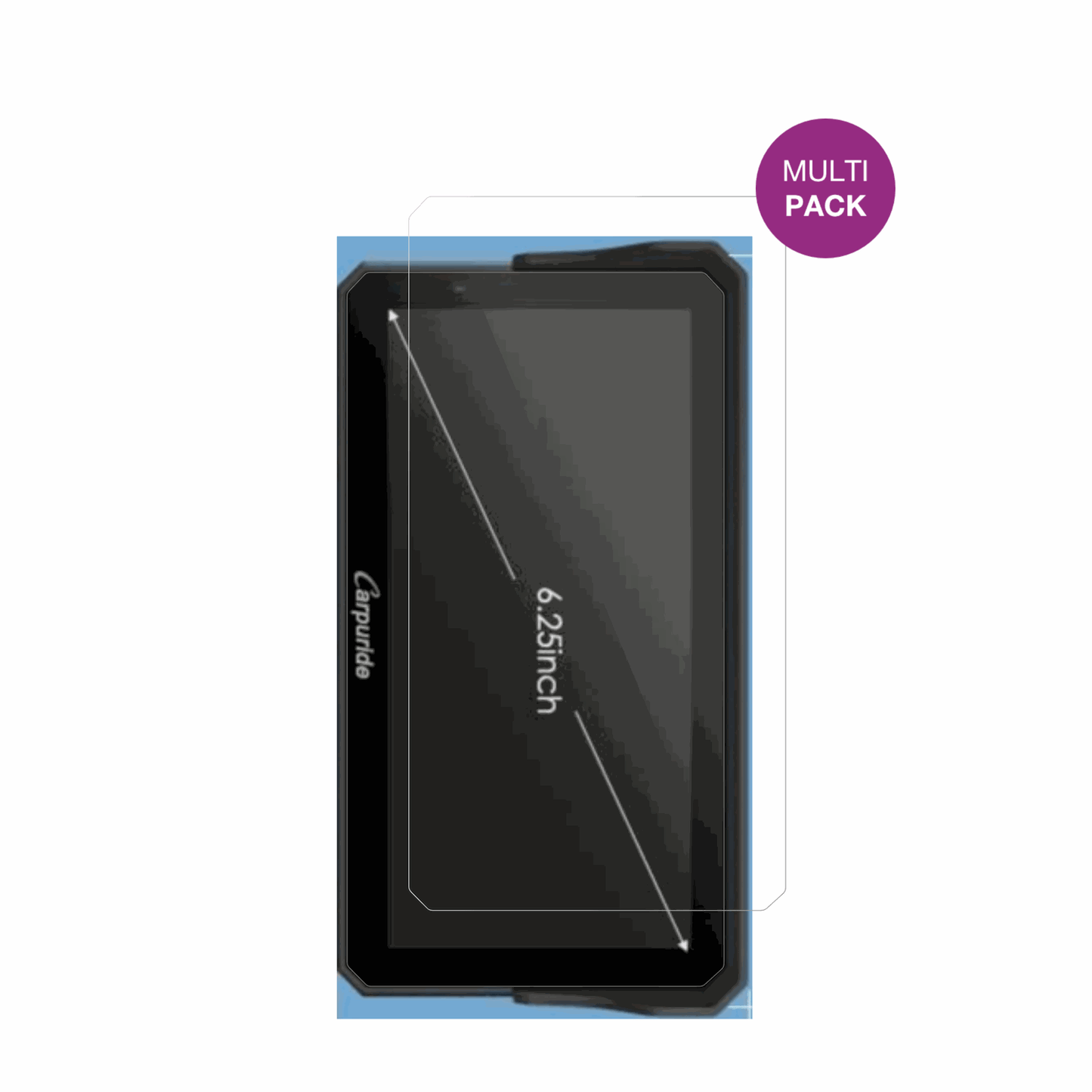 2x Screen Protector for Carpuride W602BS Pro Protection Crystal Clear dipos