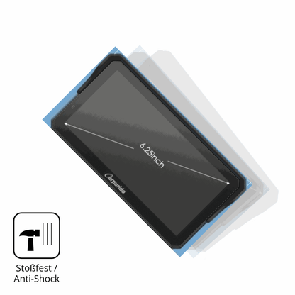 2x Screen Protector for Carpuride W602BS Pro matte Flexible Glass 9H dipos