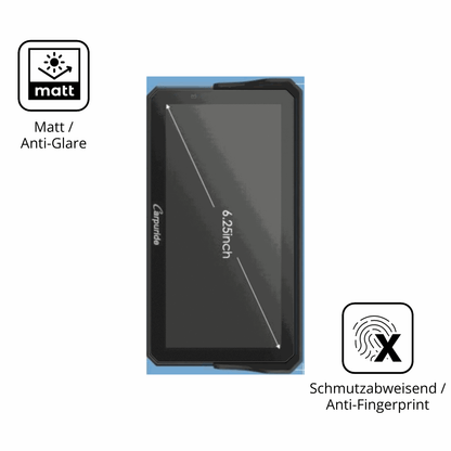 2x Screen Protector for Carpuride W602BS Pro matte Flexible Glass 9H dipos