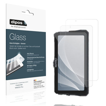 Matte Displayschutzfolie von dipos passend für Carpuride W602S Pro, 9H kratzfest und blasenfrei montiert