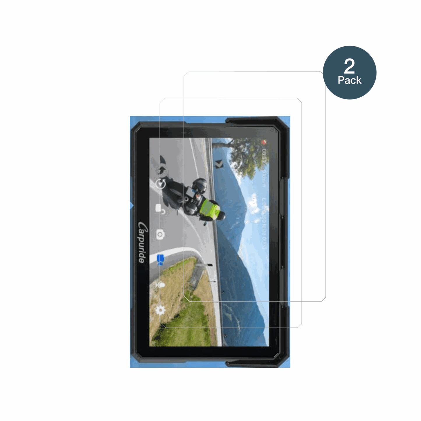 2x Screen Protector for Carpuride W702 Plus 7 Zoll Flexible Glass 9H dipos