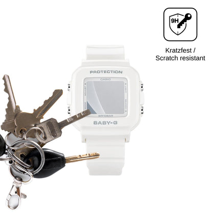 2x Screen Protector for Casio Baby-G BGD-10 matte Flexible Glass 9H dipos