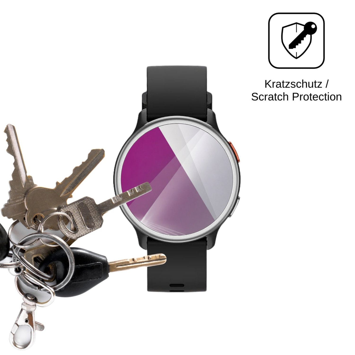 6x Screen Protector for aeac 1.27 Smartwatch Protection Crystal Clear dipos