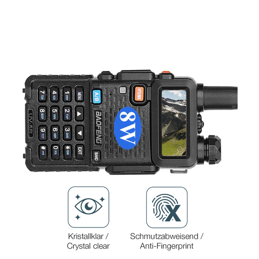Flexible TPU-Folie passend zugeschnitten für BAOFENG BF UV-5R, vollständige Abdeckung