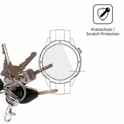 Schutz gegen Kratzer auf dem Beafon Smartwatch 601 Glas durch Schlüssel oder Ähnliches