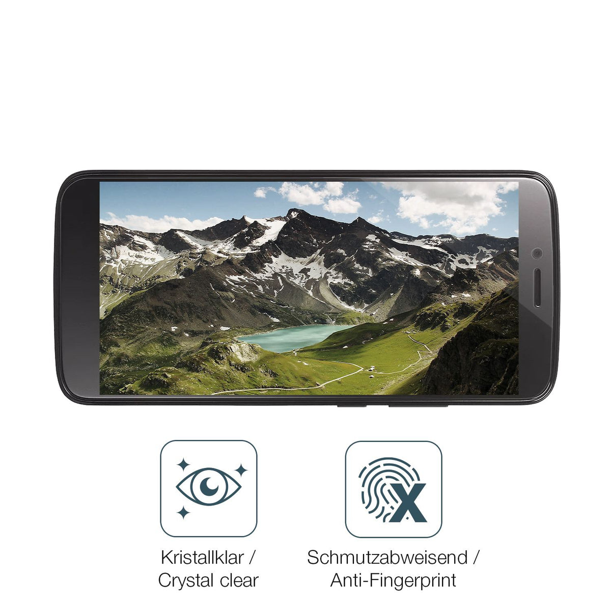 Flexible TPU-Folie passend zugeschnitten für BLU View Mega, vollständige Abdeckung