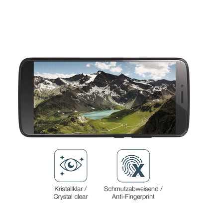 Flexible TPU-Folie passend zugeschnitten für BLU View Mega, vollständige Abdeckung