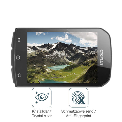 Flexible TPU-Folie passend zugeschnitten für Cycplus GPS M1, vollständige Abdeckung