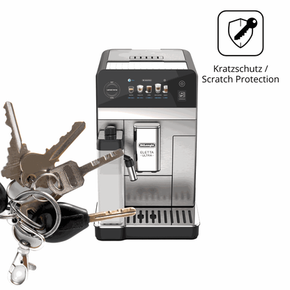 Schutz gegen Kratzer auf dem DeLonghi Eletta Ultra 2026 Glas durch Schlüssel oder Ähnliches