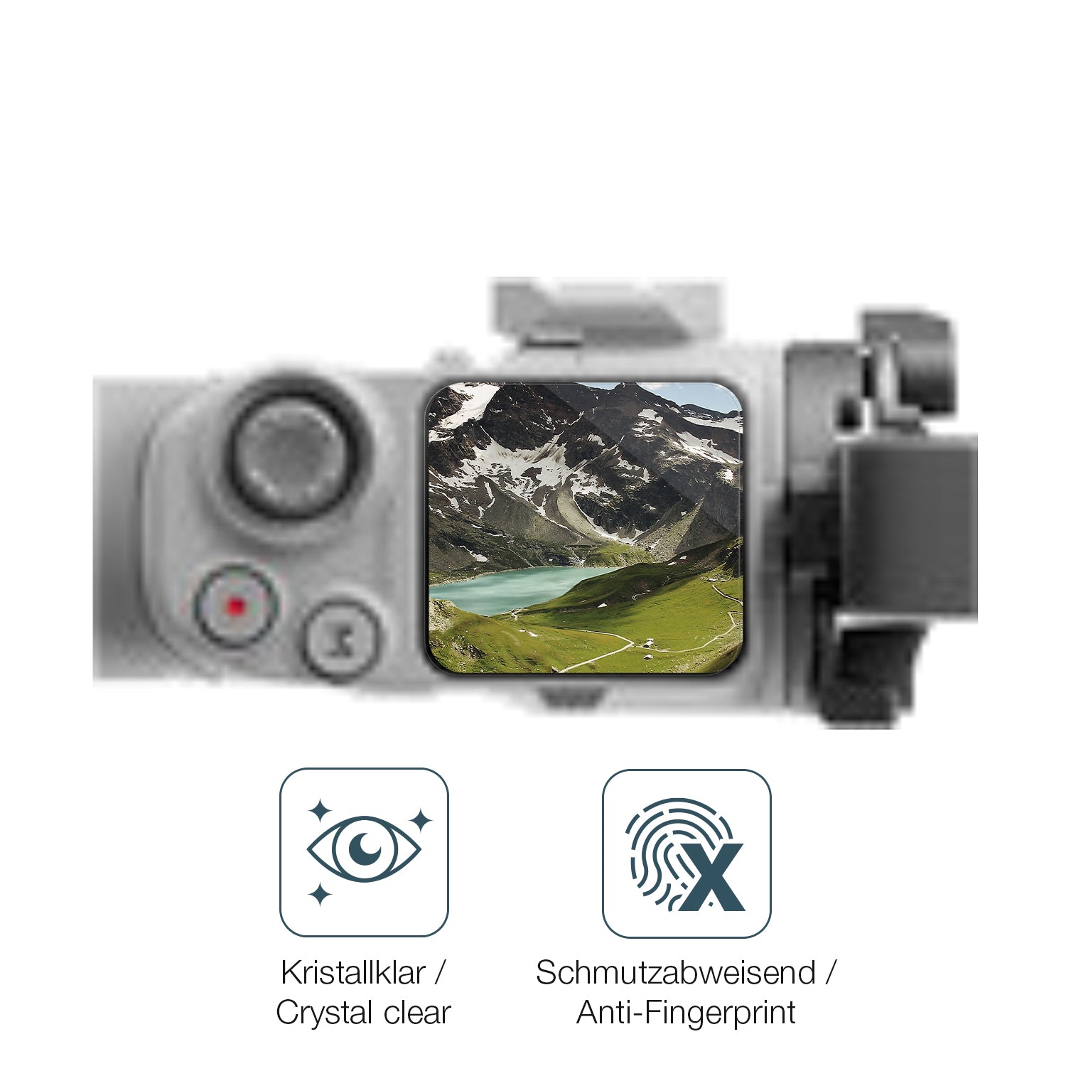 Flexible TPU-Folie passend zugeschnitten für DJI RS 4 Mini, vollständige Abdeckung