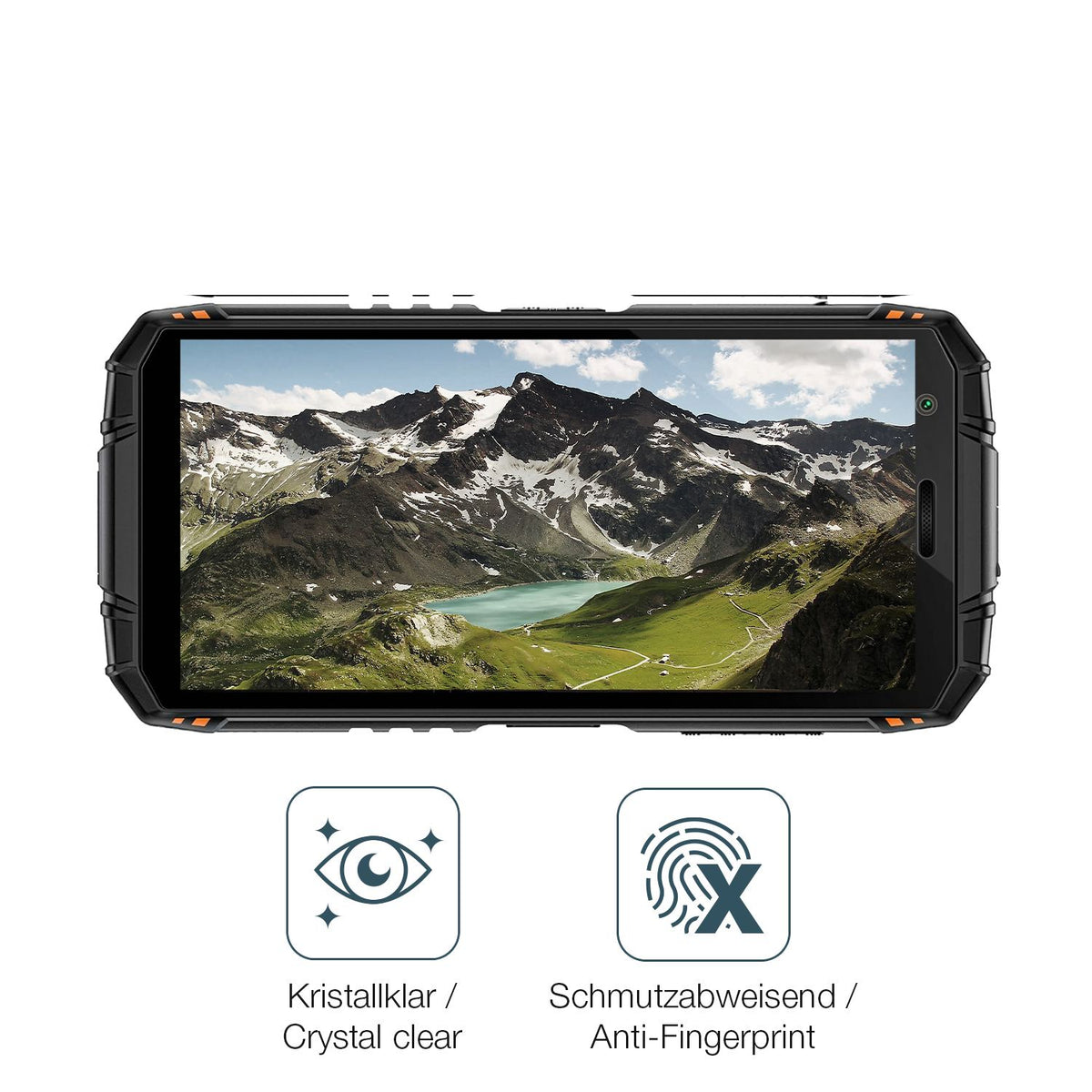 Flexible TPU-Folie passend zugeschnitten für Doogee Fire 3 Pro Mini Outdoor, vollständige Abdeckung