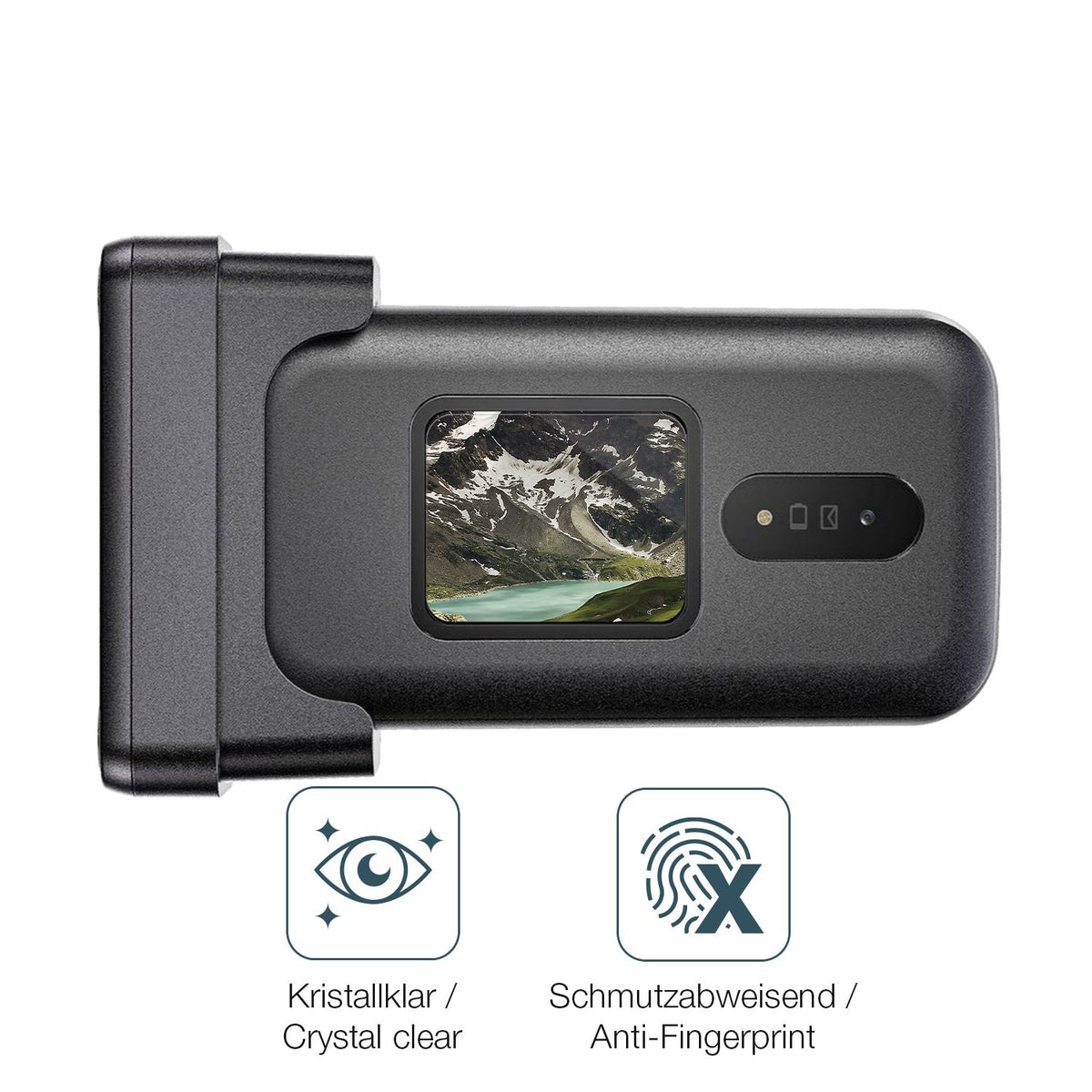 Schutz gegen Kratzer auf dem Doro 2880 Aussen-Display Glas durch Schlüssel oder Ähnliches