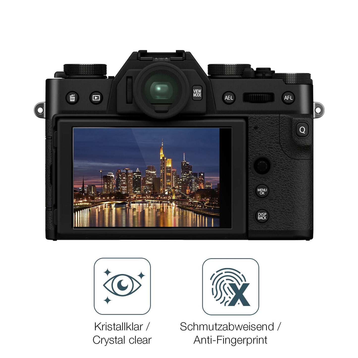 Flexible TPU-Folie passend zugeschnitten für Fujifilm X-T30 II, vollständige Abdeckung