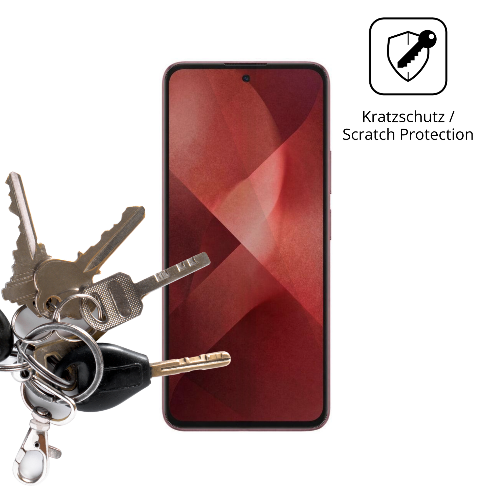 Schutz gegen Kratzer auf dem HMD Crest 2 Pro Glas durch Schlüssel oder Ähnliches