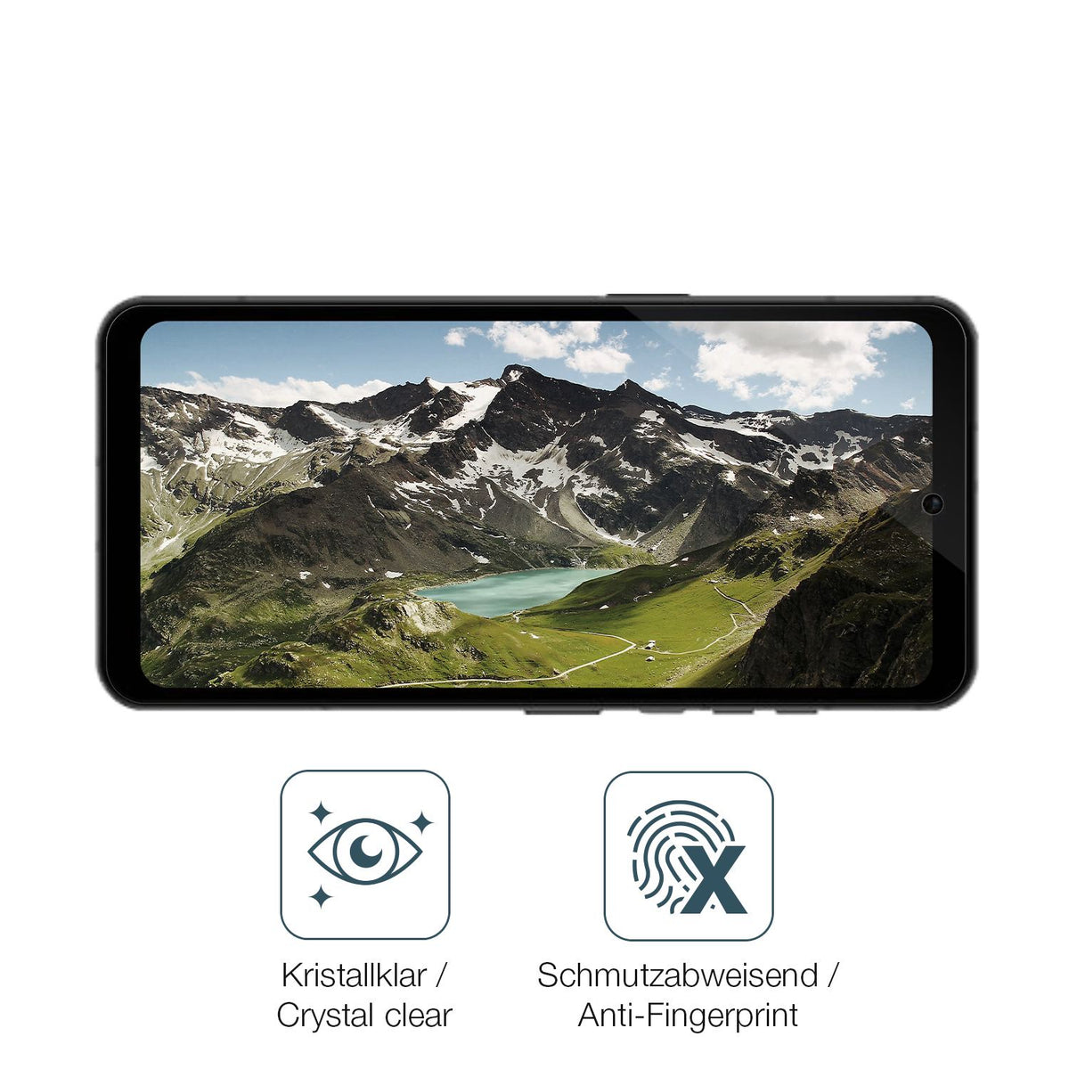 Flexible TPU-Folie passend zugeschnitten für HMD Ivalo XE, vollständige Abdeckung