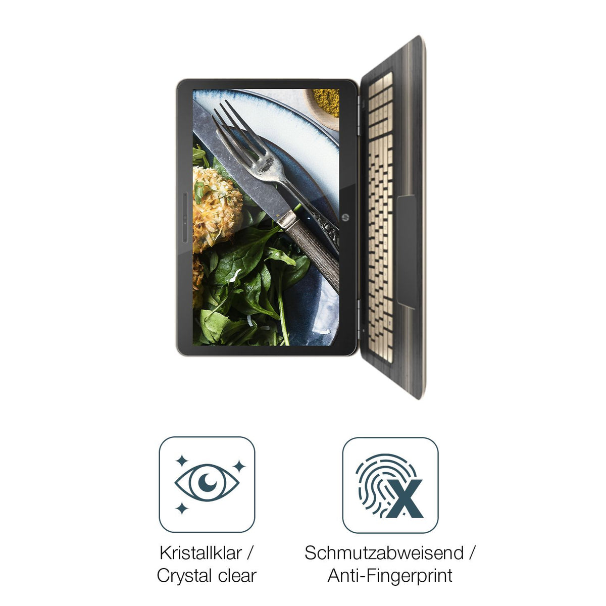 Flexible TPU-Folie passend zugeschnitten für HP Pavilion 15 bc200, vollständige Abdeckung