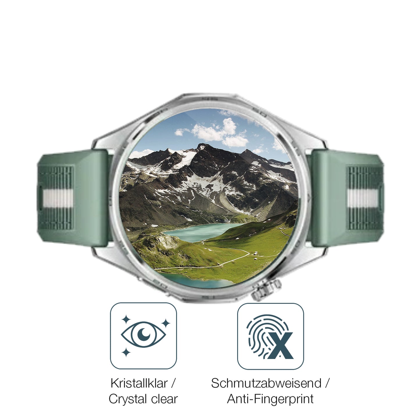 Flexible TPU-Folie passend zugeschnitten für Huawei Watch GT6 46mm, vollständige Abdeckung
