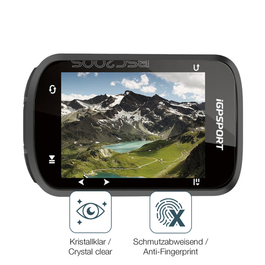 Flexible TPU-Folie passend zugeschnitten für iGPSport BSC200s, vollständige Abdeckung