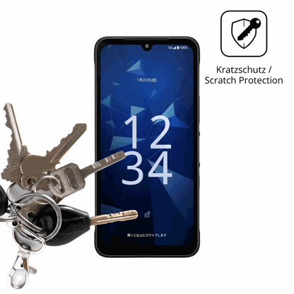 Schutz gegen Kratzer auf dem Kyocera Digno SX5 Glas durch Schl�ssel oder �hnliches