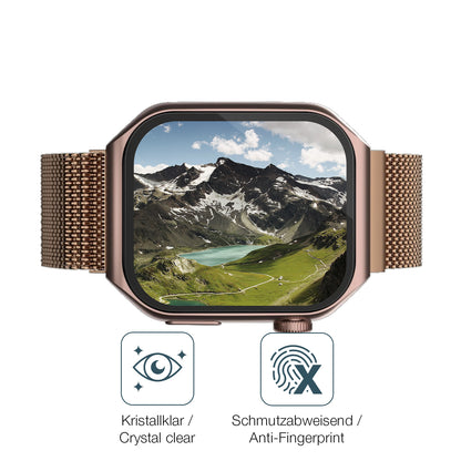 Flexible TPU-Folie passend zugeschnitten für Lava ProWatch V1, vollständige Abdeckung