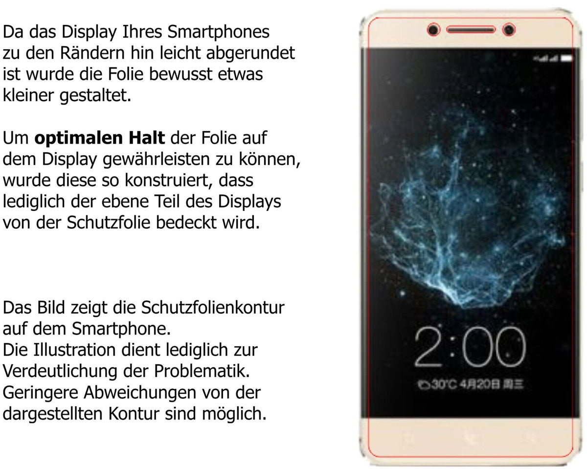 Schutz gegen Kratzer auf dem LeEco Le Pro 3 Elite Glas durch Schlüssel oder Ähnliches
