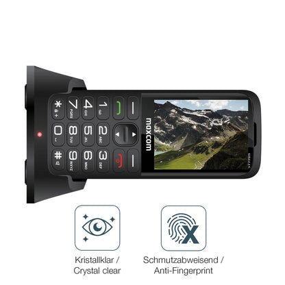 Schutz gegen Kratzer auf dem MaxCom Comfort MM445 4G Glas durch Schlüssel oder Ähnliches